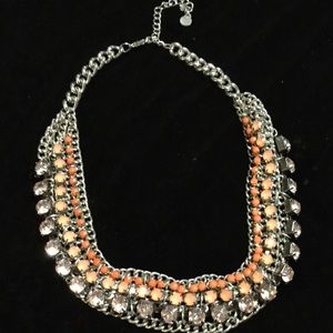 Precious Stones and Crystal Aztec Necklace